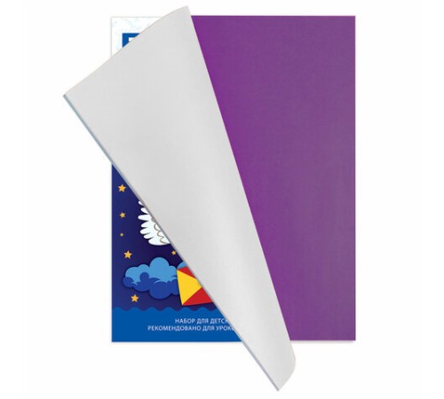 Цветная бумага А4 офсетная, 24 листа 12 цветов, на скобе, BRAUBERG, 200х280 мм, 