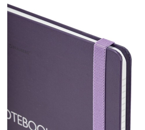 Блокнот с резинкой в клетку 96 л., БОЛЬШОЙ ФОРМАТ А4 204х299 мм, BRAUBERG, 