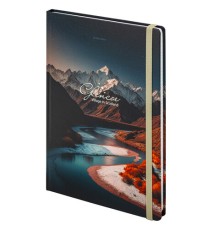 Блокнот с резинкой в клетку 96 л., БОЛЬШОЙ ФОРМАТ А4 204х299 мм, BRAUBERG, 