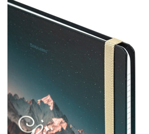 Блокнот с резинкой в клетку 96 л., БОЛЬШОЙ ФОРМАТ А4 204х299 мм, BRAUBERG, 