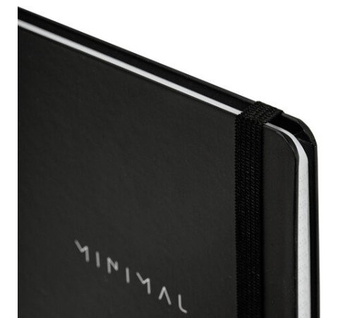 Блокнот с резинкой в клетку 96 л., А5 145х203 мм, твердая обложка, BRAUBERG, 