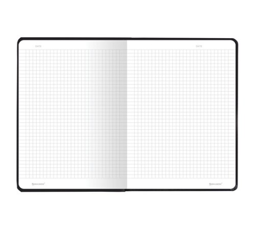 Блокнот с резинкой в клетку 96 л., А5 145х203 мм, твердая обложка, BRAUBERG, 