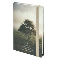 Блокнот с резинкой в клетку 96 л., А5 145х203 мм, твердая обложка, BRAUBERG, 