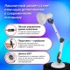 Настольная лампа / светильник SONNEN TL-007, подставка + струбцина, 40 Вт, Е27, БЕЛЫЙ, высота 60 см, 235539