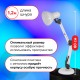 Настольная лампа / светильник SONNEN TL-007, подставка + струбцина, 40 Вт, Е27, БЕЛЫЙ, высота 60 см, 235539