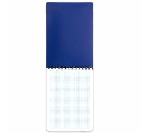 Блокнот БОЛЬШОГО ФОРМАТА А4, 80 л., обложка пластик, клетка, BRAUBERG 