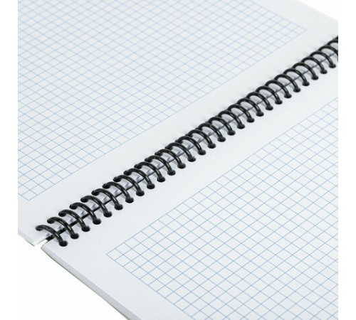 Блокнот БОЛЬШОГО ФОРМАТА А4, 80 л., обложка пластик, клетка, BRAUBERG 