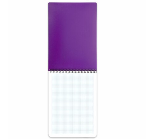 Блокнот БОЛЬШОГО ФОРМАТА А4, 80 л., обложка пластик, клетка, BRAUBERG 