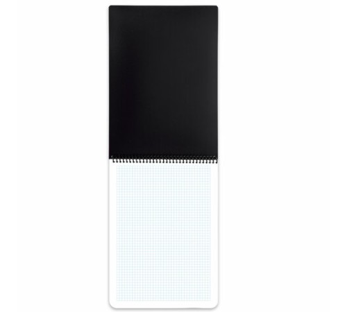 Блокнот БОЛЬШОГО ФОРМАТА А4, 80 л., обложка пластик, клетка, BRAUBERG 