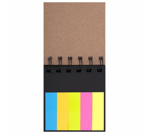 Закладки клейкие в книжке BRAUBERG, 200 штук: 50х15 мм 5 цветов х 25 листов, 75х50 мм 3 цвета х 25 листов, 115581