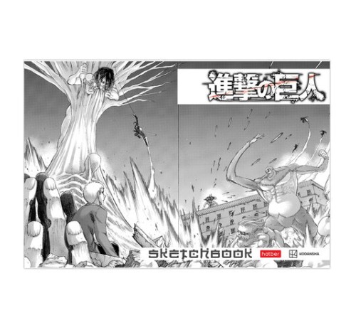 Альбом для рисования А4, 30 листов, скоба, обложка картон, HATBER, 205х290мм, 