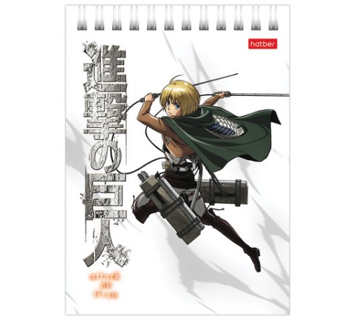 Блокнот МАЛЫЙ ФОРМАТ А6 110х145 мм, 40 л., гребень, лакированный, клетка, HATBER 