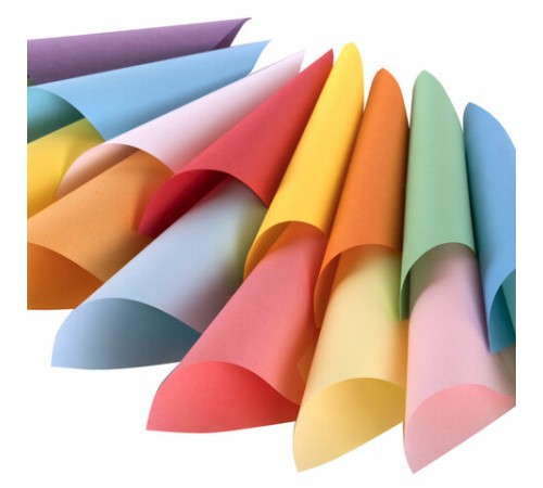 Бумага для оригами и аппликаций 14х14 см, 170 листов, 17 цветов, ОСТРОВ СОКРОВИЩ, 116011