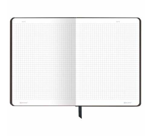 Блокнот с резинкой в клетку 96 л., А5 145х203 мм, твердая обложка, BRAUBERG, 