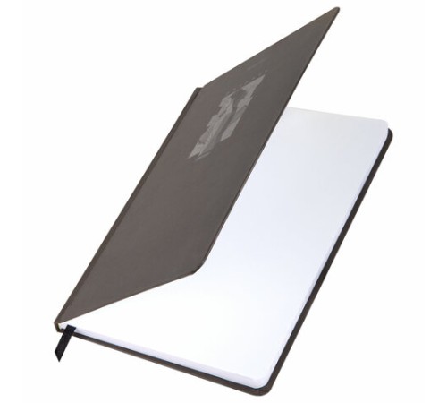 Блокнот с резинкой в клетку 96 л., А5 145х203 мм, твердая обложка, BRAUBERG, 