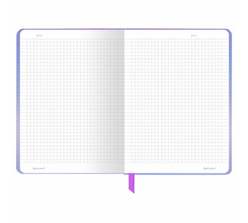 Блокнот с резинкой в клетку 96 л., А5 145х203 мм, твердая обложка, BRAUBERG, 