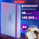 Блокнот с резинкой в клетку 96 л., А5 145х203 мм, твердая обложка, BRAUBERG, 