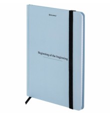 Блокнот с резинкой в клетку 96 л., А5 145х203 мм, твердая обложка, BRAUBERG, 