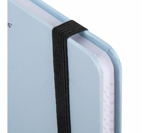 Блокнот с резинкой в клетку 96 л., А5 145х203 мм, твердая обложка, BRAUBERG, 