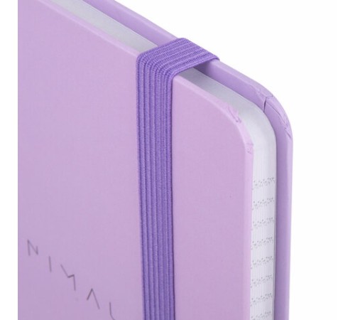 Блокнот с резинкой в клетку 96 л., А5 145х203 мм, твердая обложка, BRAUBERG, 