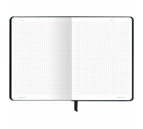 Блокнот с резинкой в клетку 96 л., А5 145х203 мм, твердая обложка, BRAUBERG, 