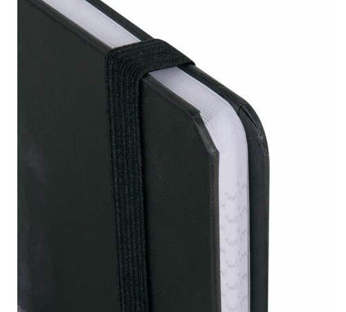 Блокнот с резинкой в клетку 96 л., А5 145х203 мм, твердая обложка, BRAUBERG, 