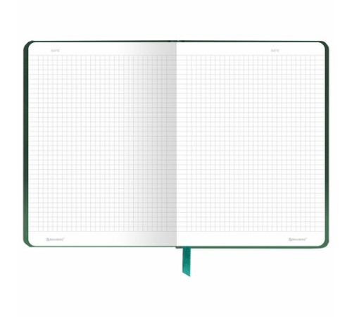 Блокнот с резинкой в клетку 96 л., А5 145х203 мм, твердая обложка, BRAUBERG, 