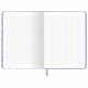 Блокнот с резинкой в клетку 96 л., А5 145х203 мм, твердая обложка с фольгой, BRAUBERG, 