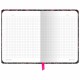 Блокнот с резинкой в клетку 96 л., МАЛЫЙ ФОРМАТ А6, 109х148 мм, твердая обложка, BRAUBERG, 