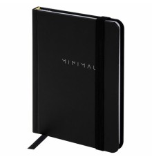 Блокнот с резинкой в клетку 96 л., МАЛЫЙ ФОРМАТ А6, 109х148 мм, твердая обложка, BRAUBERG, 