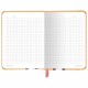 Блокнот с резинкой в клетку 96 л., МАЛЫЙ ФОРМАТ А6, 109х148 мм, твердая обложка, BRAUBERG, 