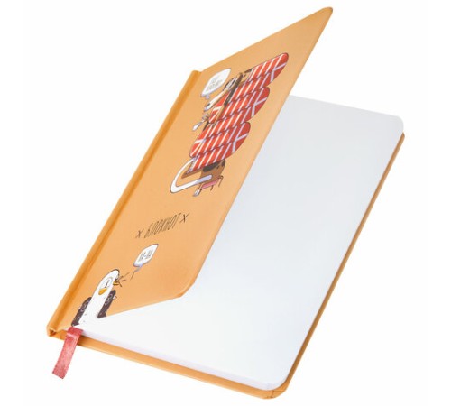 Блокнот с резинкой в клетку 96 л., МАЛЫЙ ФОРМАТ А6, 109х148 мм, твердая обложка, BRAUBERG, 