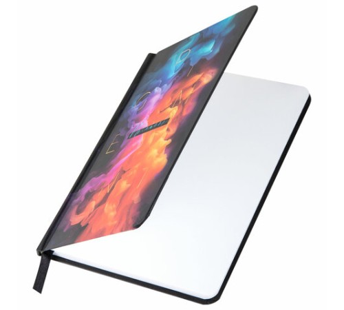 Блокнот с резинкой в клетку 96 л., МАЛЫЙ ФОРМАТ А6, 109х148 мм, твердая обложка, BRAUBERG, 