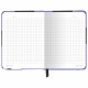 Блокнот с резинкой в клетку 96 л., МАЛЫЙ ФОРМАТ А6, 109х148 мм, твердая обложка, BRAUBERG, 