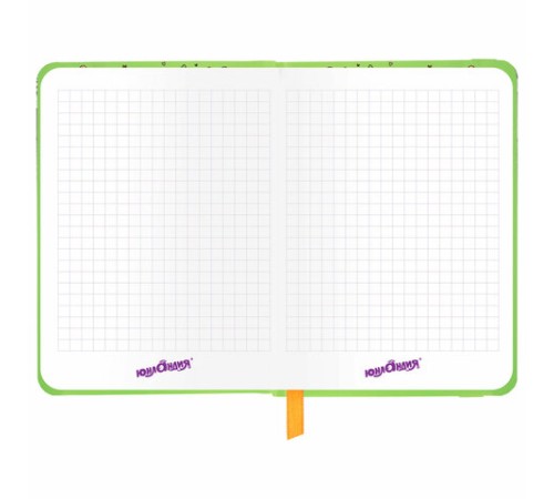 Блокнот с резинкой в клетку 96 л., МАЛЫЙ ФОРМАТ А6, 109х148 мм, твердая обложка, ЮНЛАНДИЯ, 