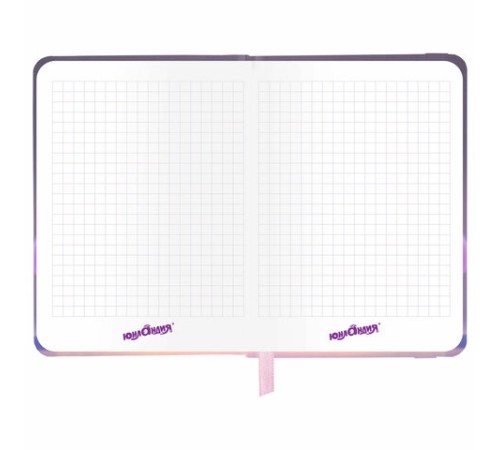 Блокнот с резинкой в клетку 96 л., МАЛЫЙ ФОРМАТ А6, 109х148 мм, твердая обложка, ЮНЛАНДИЯ, 