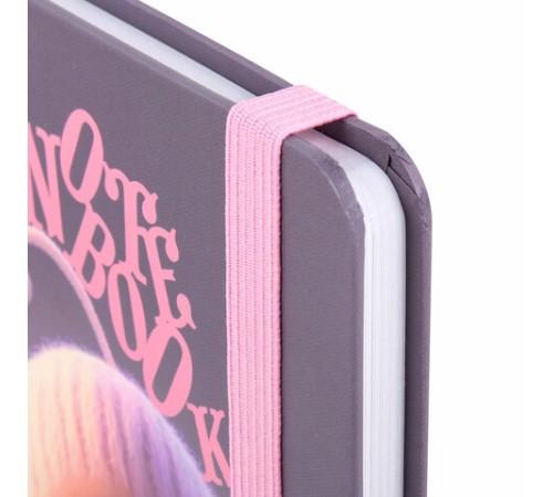 Блокнот с резинкой в клетку 96 л., МАЛЫЙ ФОРМАТ А6, 109х148 мм, твердая обложка, ЮНЛАНДИЯ, 