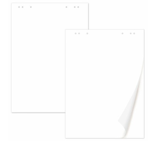 Блокнот для флипчарта 65 г/м2, STAFF 60x90 см, 20 листов, белый (ЧИСТЫЙ), 116359