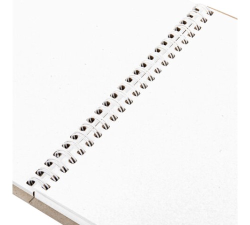 Скетчбук, белая бумага, 160 г/м2, плотная, 15х21 см, 60 л., гребень, твердая обложка, КРАФТ, BRAUBERG ART CLASSIC, 116365