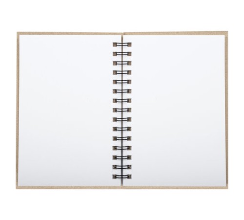 Скетчбук, белая бумага, 160 г/м2, плотная, 15х21 см, 60 л., гребень, твердая обложка, КРАФТ, BRAUBERG ART CLASSIC, 116365