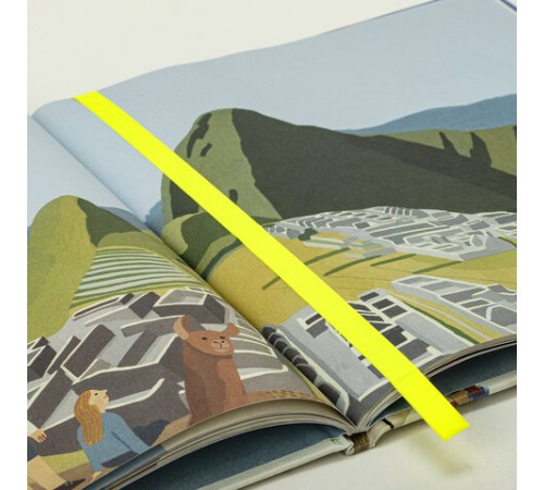 Закладки для книг САМОКЛЕЯЩИЕСЯ, КОМПЛЕКТ 6 шт., лаймовый, ДПС, 2921-123