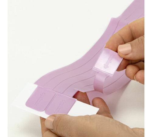 Закладки для книг САМОКЛЕЯЩИЕСЯ, КОМПЛЕКТ 6 шт., лавандовый, ДПС, 2921-131