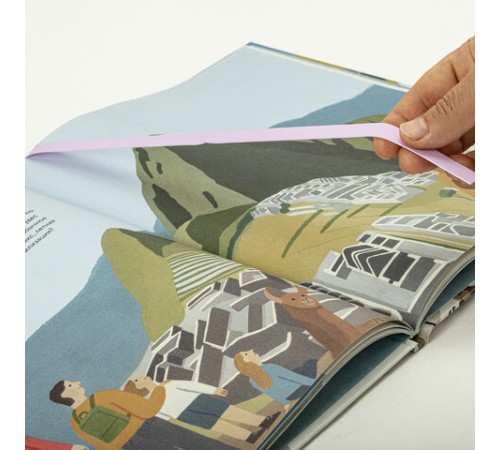 Закладки для книг САМОКЛЕЯЩИЕСЯ, КОМПЛЕКТ 6 шт., лавандовый, ДПС, 2921-131