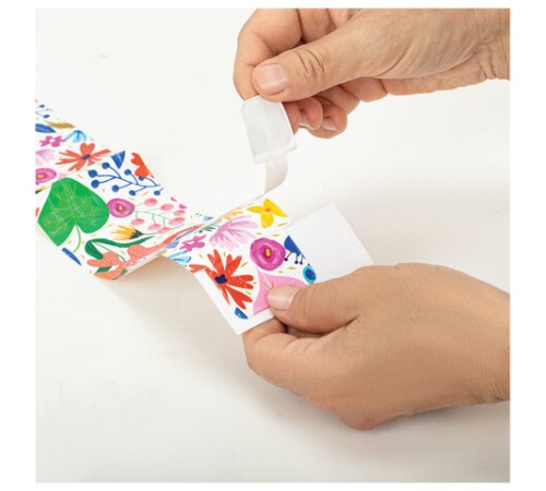 Закладки для книг с принтом САМОКЛЕЯЩИЕСЯ, КОМПЛЕКТ 6 шт., Цветы, ДПС, 2921.Р2/6