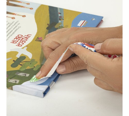 Закладки для книг с принтом САМОКЛЕЯЩИЕСЯ, КОМПЛЕКТ 6 шт., Цветы, ДПС, 2921.Р2/6