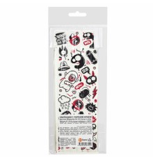 Закладки для книг с принтом САМОКЛЕЯЩИЕСЯ, КОМПЛЕКТ 6 шт., Чудики/белый, ДПС, 2921-100.Р4/6