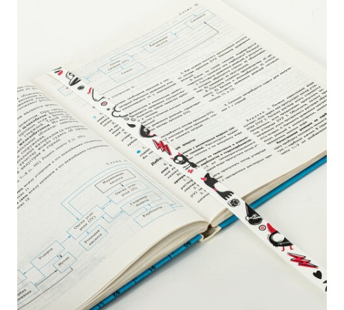 Закладки для книг с принтом САМОКЛЕЯЩИЕСЯ, КОМПЛЕКТ 6 шт., Чудики/белый, ДПС, 2921-100.Р4/6