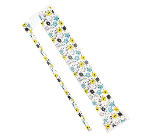 Закладки для книг с принтами САМОКЛЕЯЩИЕСЯ, КОМПЛЕКТ 6 шт., рисунки ассорти, 2921.АС/6