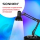 Настольная лампа / светильник SONNEN TL-007, подставка + струбцина, 40 Вт, Е27, черный, высота 60 см, 235540