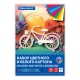 Набор картона БЕЛЫЙ + ЦВЕТНОЙ, A4, мелованный, 30 листов (белый 10 листов + цветной 20 листов, 10 цветов), папка, BRAUBERG, 116423